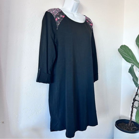 EVY'S TREE The Kylie Shirt Dress Black Size M - Picture 4 of 11